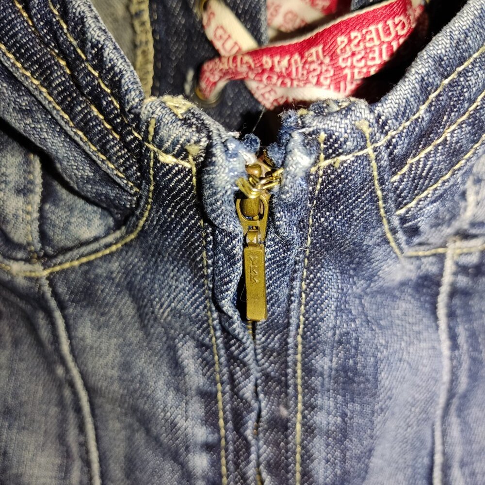 Guess Premium | Denim corset bustier top | Size XS - Picture 6 of 16